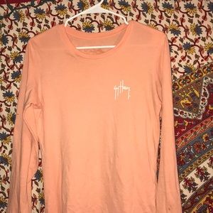 Peach colored guy Harvey shirt